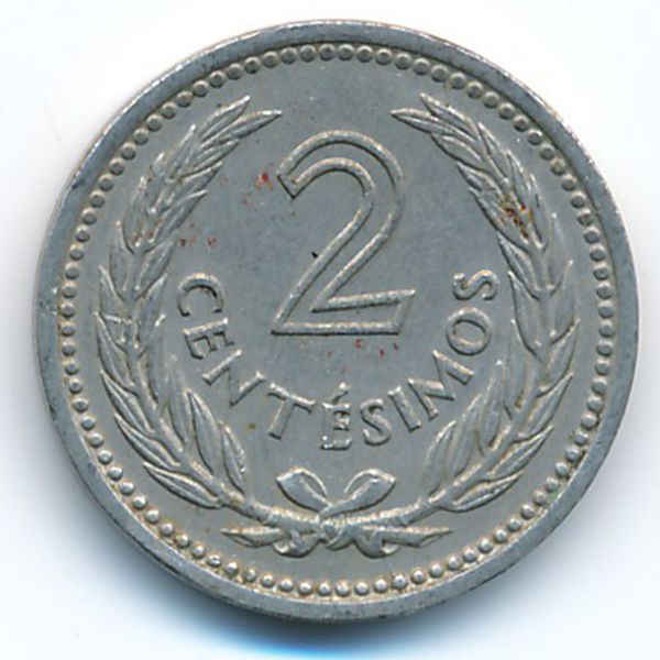 Уругвай, 2 сентесимо (1953 г.)