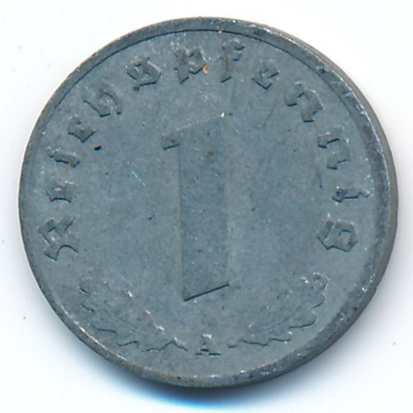 Третий Рейх, 1 рейхспфенниг (1943 г.)