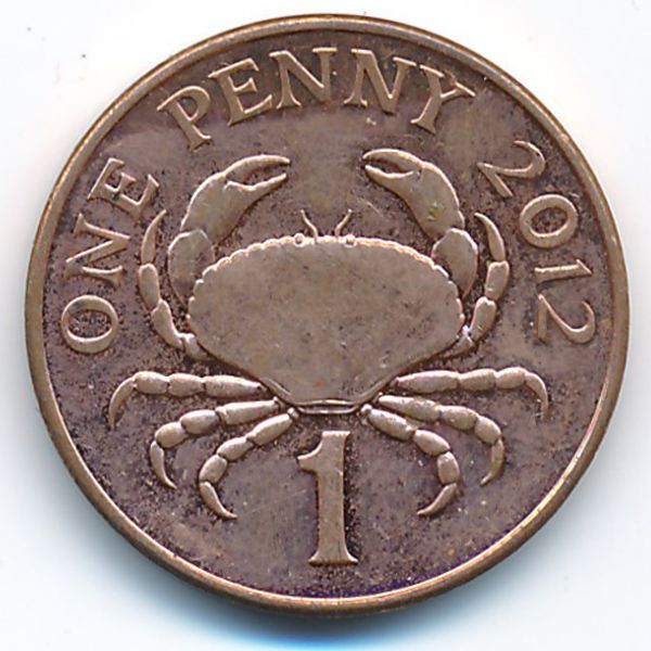 Гернси, 1 пенни (2012 г.)