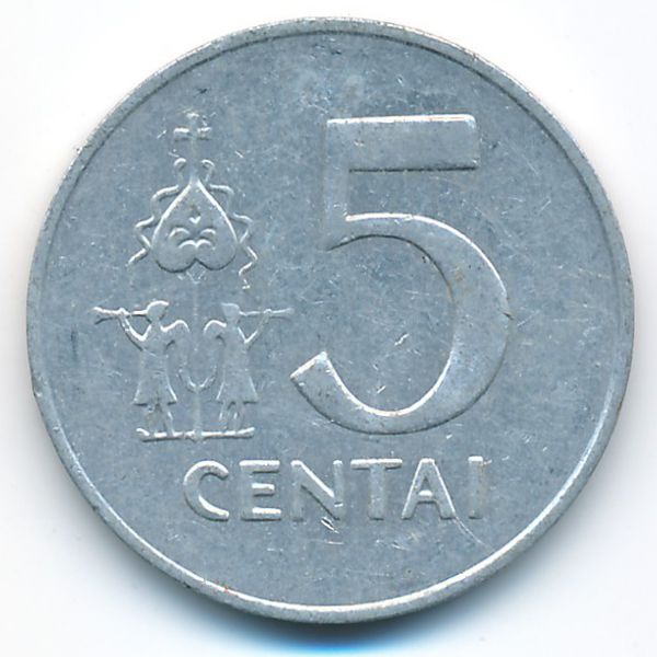 Литва, 5 центов (1991 г.)