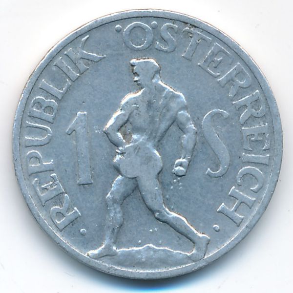 Австрия, 1 шиллинг (1947 г.)