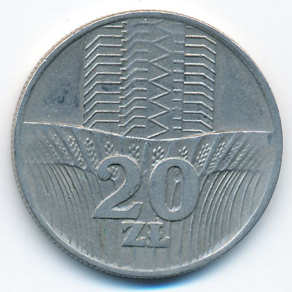 Польша, 20 злотых (1974 г.)