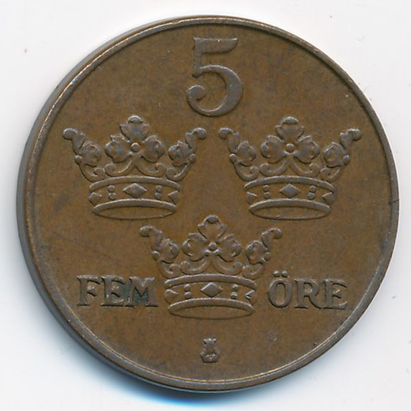 Швеция, 5 эре (1950 г.)
