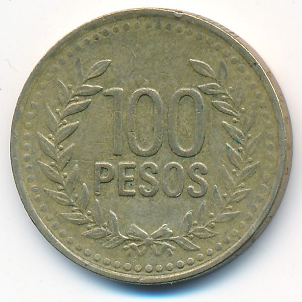 Колумбия, 100 песо (1994 г.)