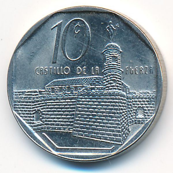 Куба, 10 сентаво (2009 г.)