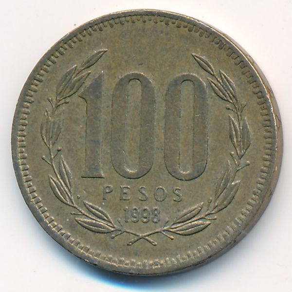 Чили, 100 песо (1998 г.)