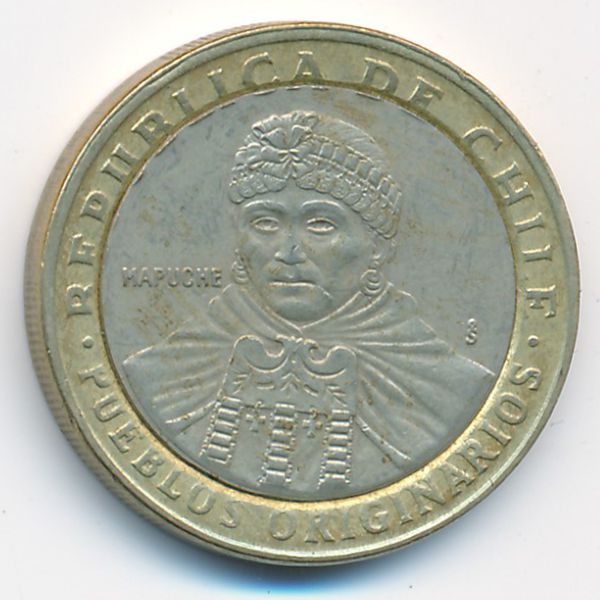 Чили, 100 песо (2001 г.)
