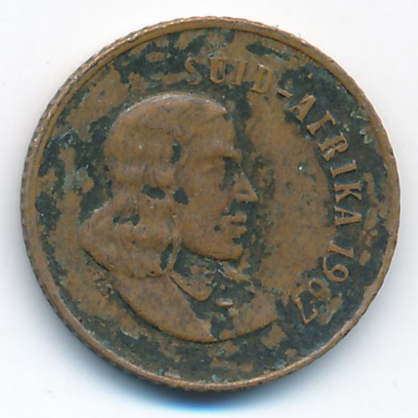 ЮАР, 1 цент (1967 г.)