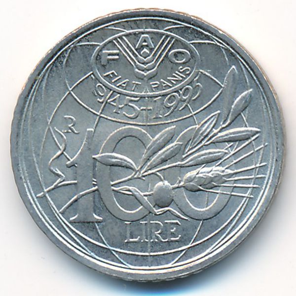 Италия, 100 лир (1995 г.)