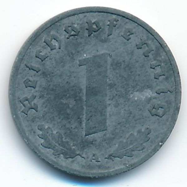 Третий Рейх, 1 рейхспфенниг (1943 г.)