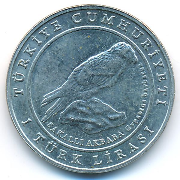 Турция, 1 лира (2009 г.)