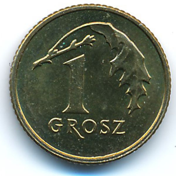 Польша, 1 грош (2012 г.)