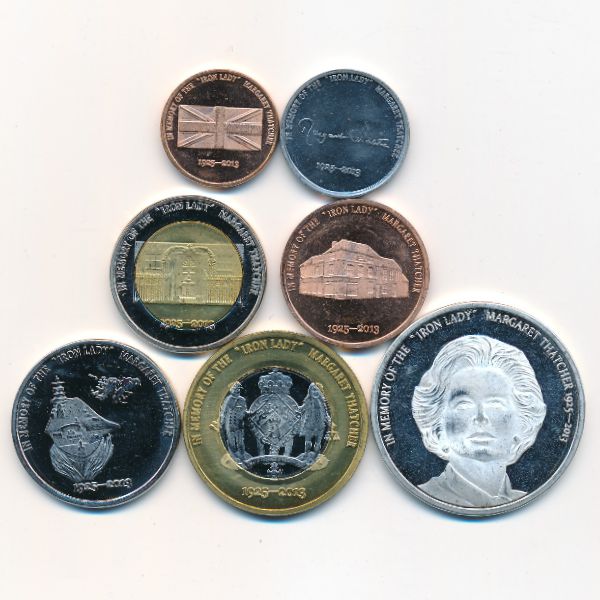 Редонда., Набор монет (2013 г.)