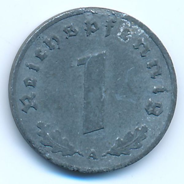 Третий Рейх, 1 рейхспфенниг (1942 г.)