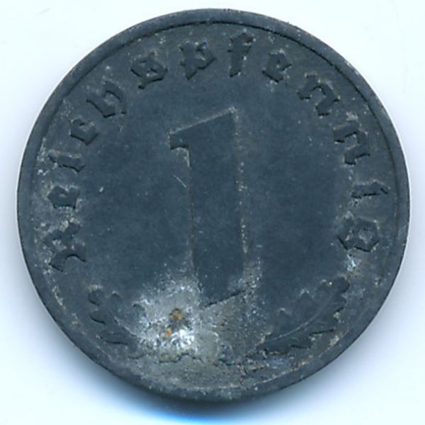 Третий Рейх, 1 рейхспфенниг (1943 г.)