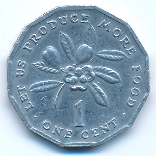 Ямайка, 1 цент (1975 г.)