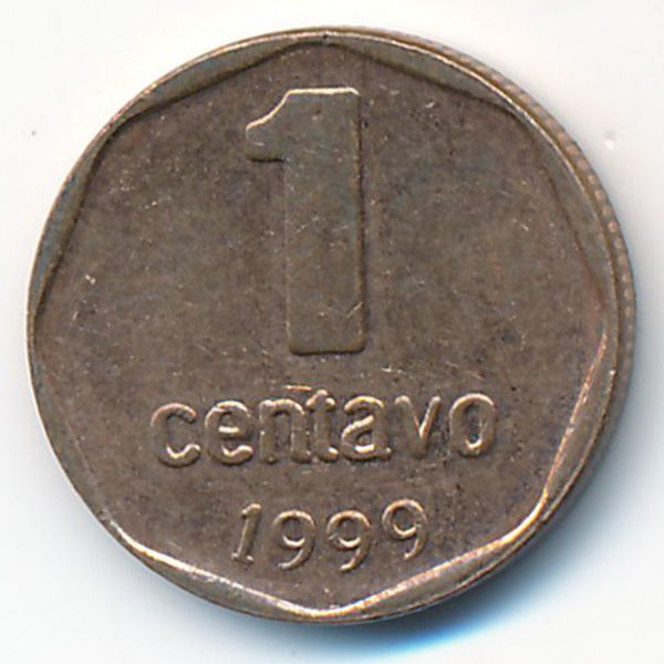Аргентина, 1 сентаво (1999 г.)