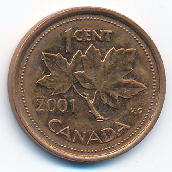 Канада, 1 цент (2001 г.)
