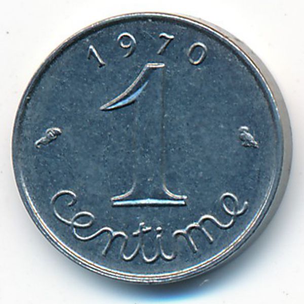 Франция, 1 сентим (1970 г.)