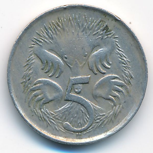 Австралия, 5 центов (1966 г.)
