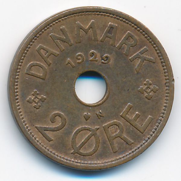 Дания, 2 эре (1929 г.)