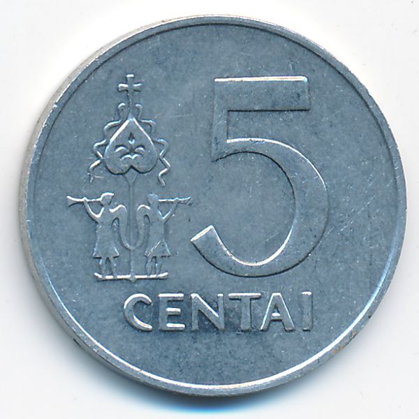 Литва, 5 центов (1991 г.)
