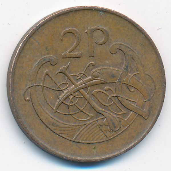 Ирландия, 2 пенса (1975 г.)