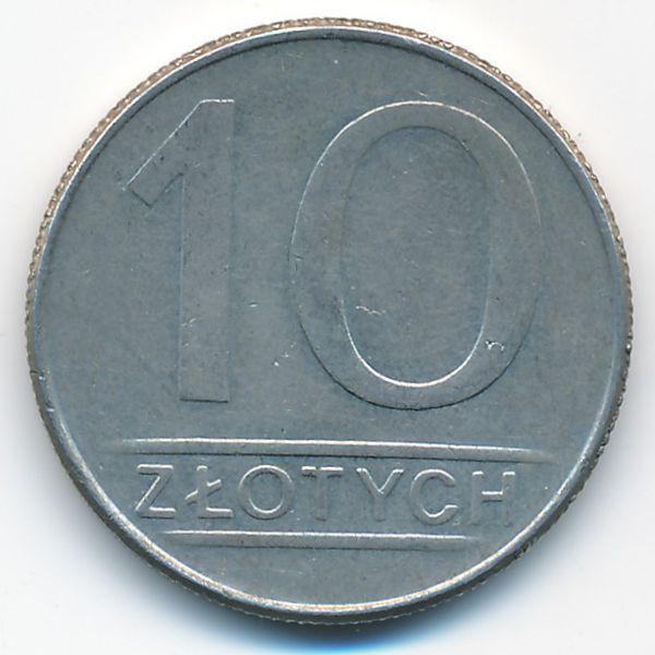 Польша, 10 злотых (1988 г.)