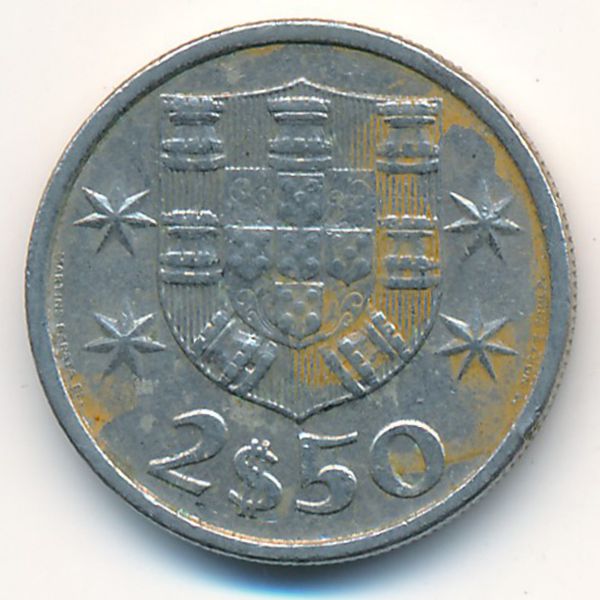 Португалия, 2,5 эскудо (1983 г.)