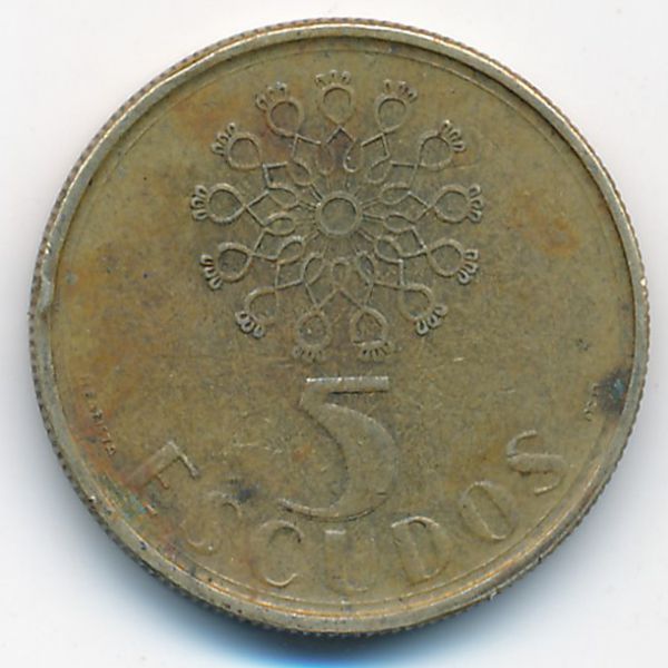 Португалия, 5 эскудо (1987 г.)