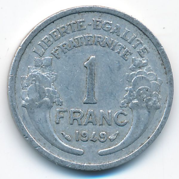 Франция, 1 франк (1949 г.)