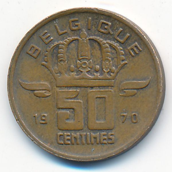 Бельгия, 50 сентим (1970 г.)