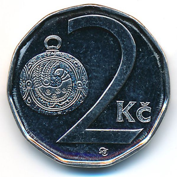 Чехия, 2 кроны (2007 г.)