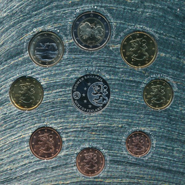 Финляндия, Набор монет (2010 г.)