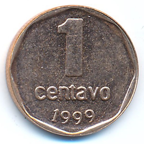 Аргентина, 1 сентаво (1999 г.)