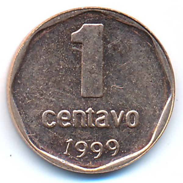 Аргентина, 1 сентаво (1999 г.)