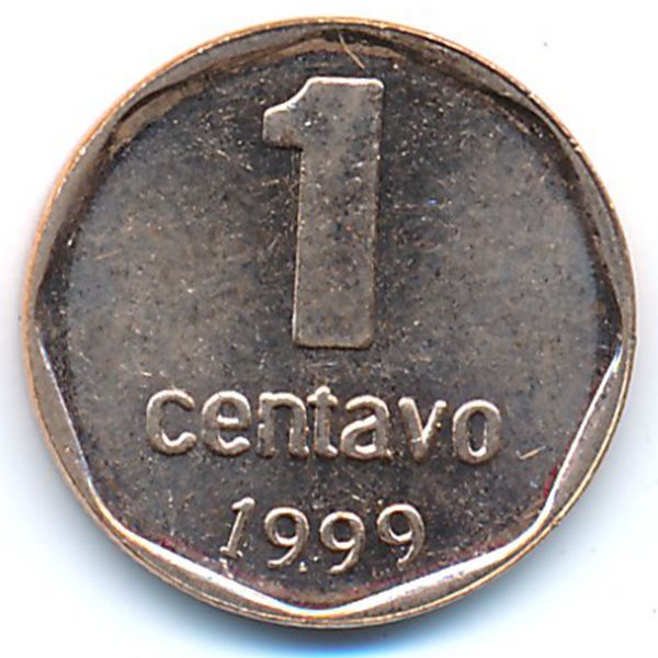 Аргентина, 1 сентаво (1999 г.)