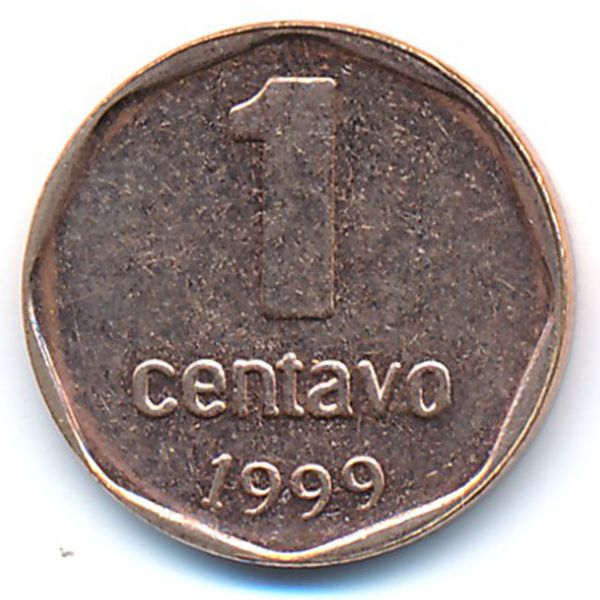 Аргентина, 1 сентаво (1999 г.)