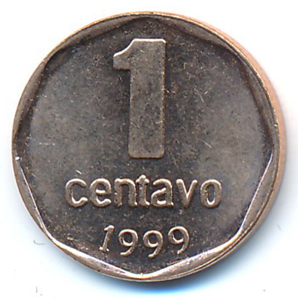 Аргентина, 1 сентаво (1999 г.)