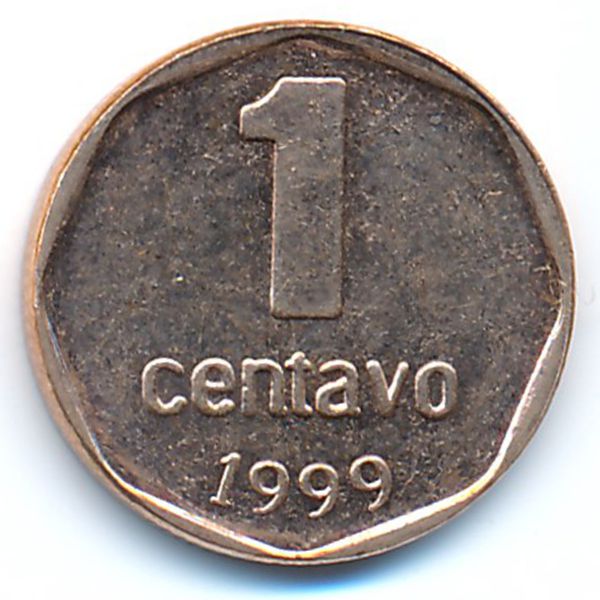 Аргентина, 1 сентаво (1999 г.)
