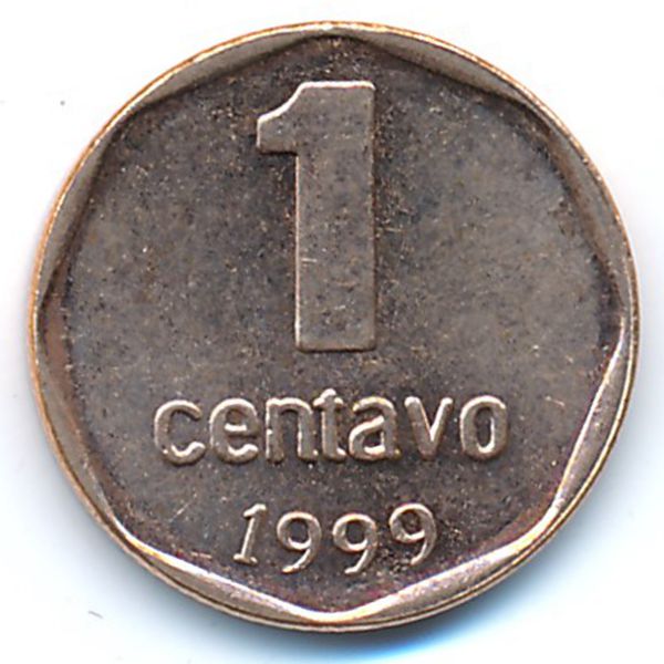 Аргентина, 1 сентаво (1999 г.)