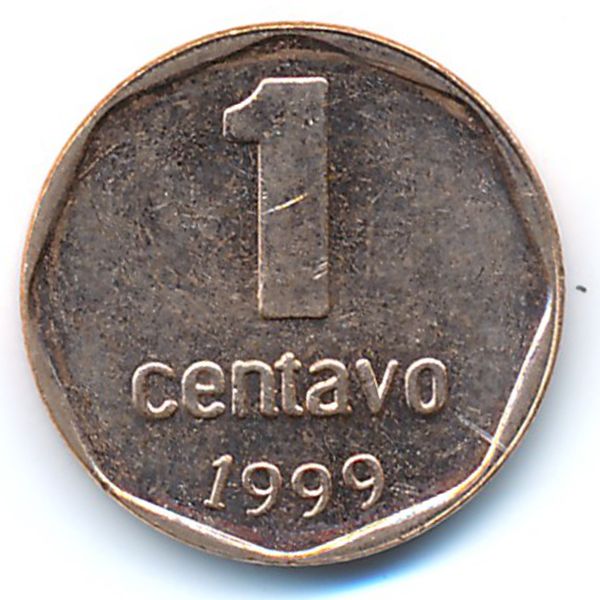 Аргентина, 1 сентаво (1999 г.)