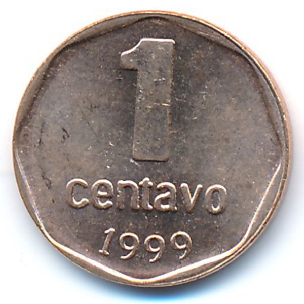 Аргентина, 1 сентаво (1999 г.)