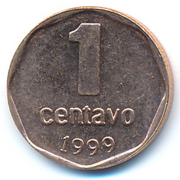 Аргентина, 1 сентаво (1999 г.)