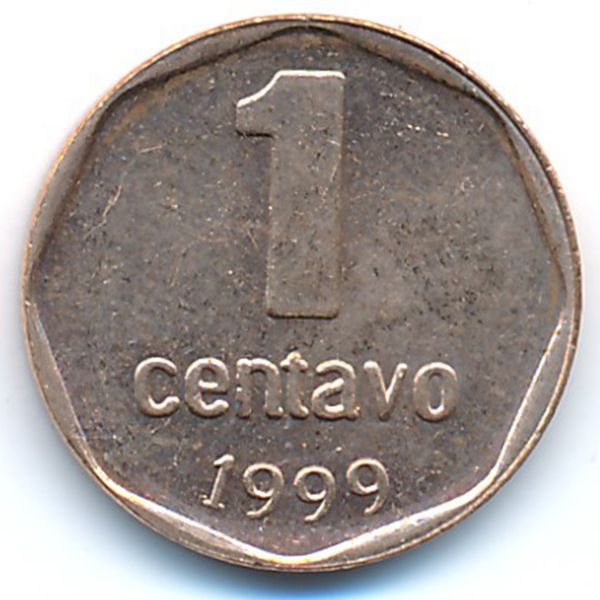 Аргентина, 1 сентаво (1999 г.)