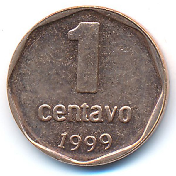 Аргентина, 1 сентаво (1999 г.)