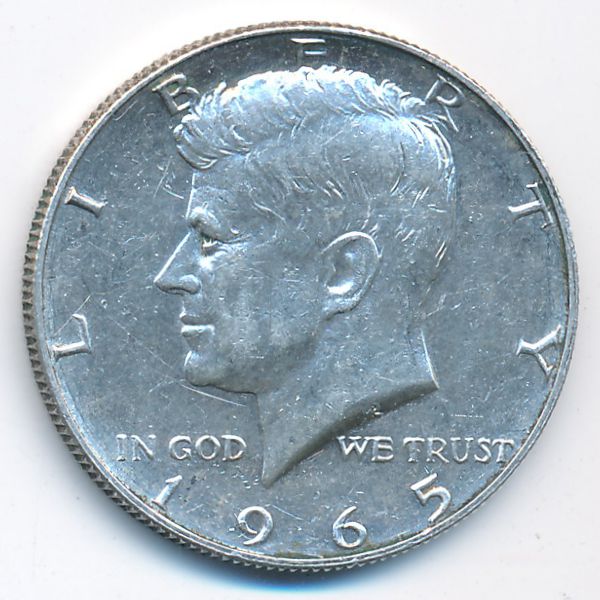 США, 1/2 доллара (1965 г.)