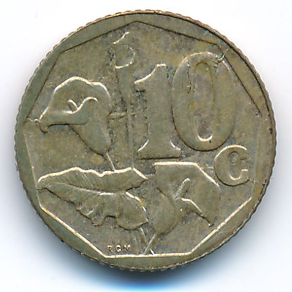 ЮАР, 10 центов (2003 г.)