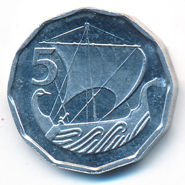 Кипр, 5 мил (1982 г.)