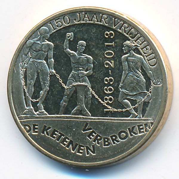 Антильские острова, 5 гульденов (2013 г.)